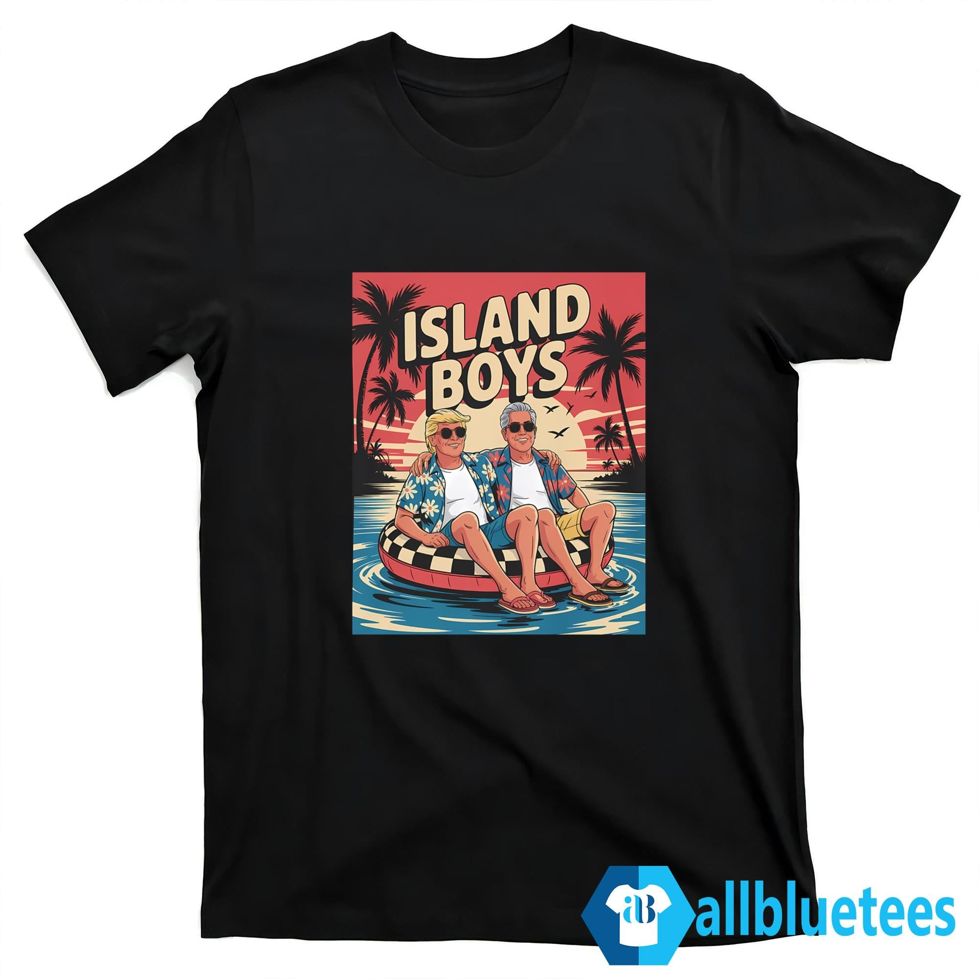Trump Epstein Island Boys Shirt