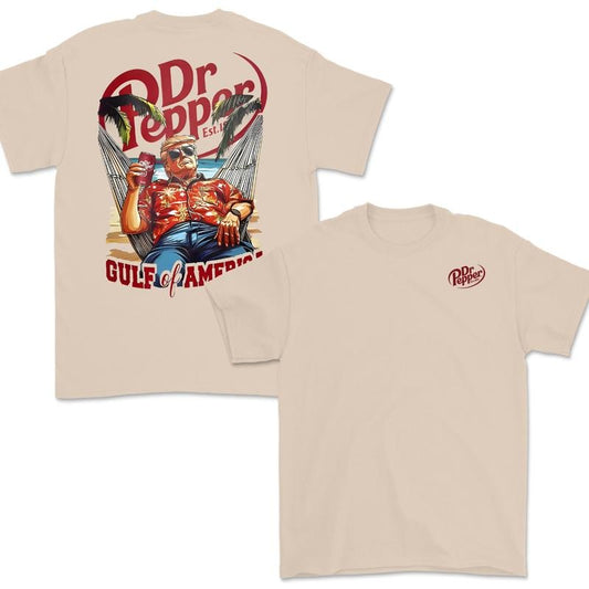 Trump Gulf Of America Dr Pepper T-shirt, Trump Gulf Of Us America Est 2025 T-Shirt, Unisex Trendy Shirt