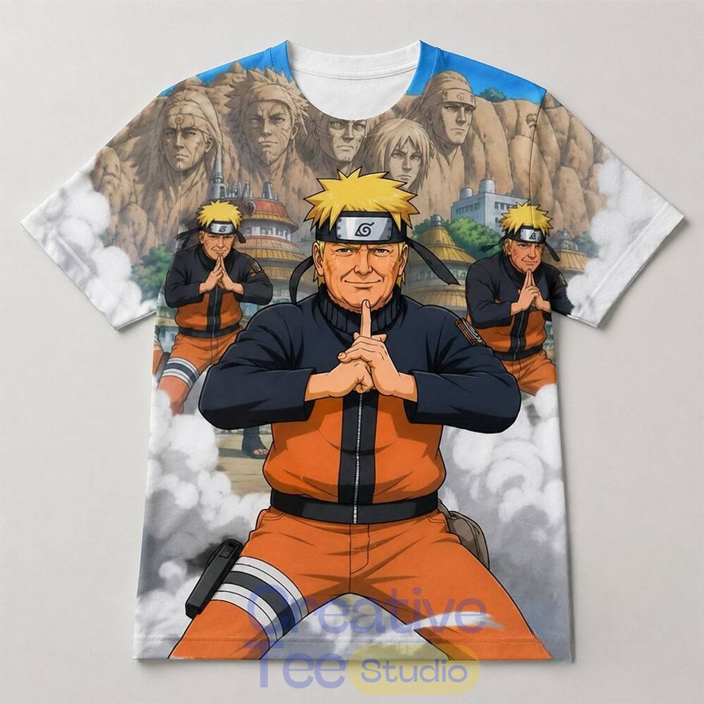 Trump Naruto 2026 Special 3D T-Shirt