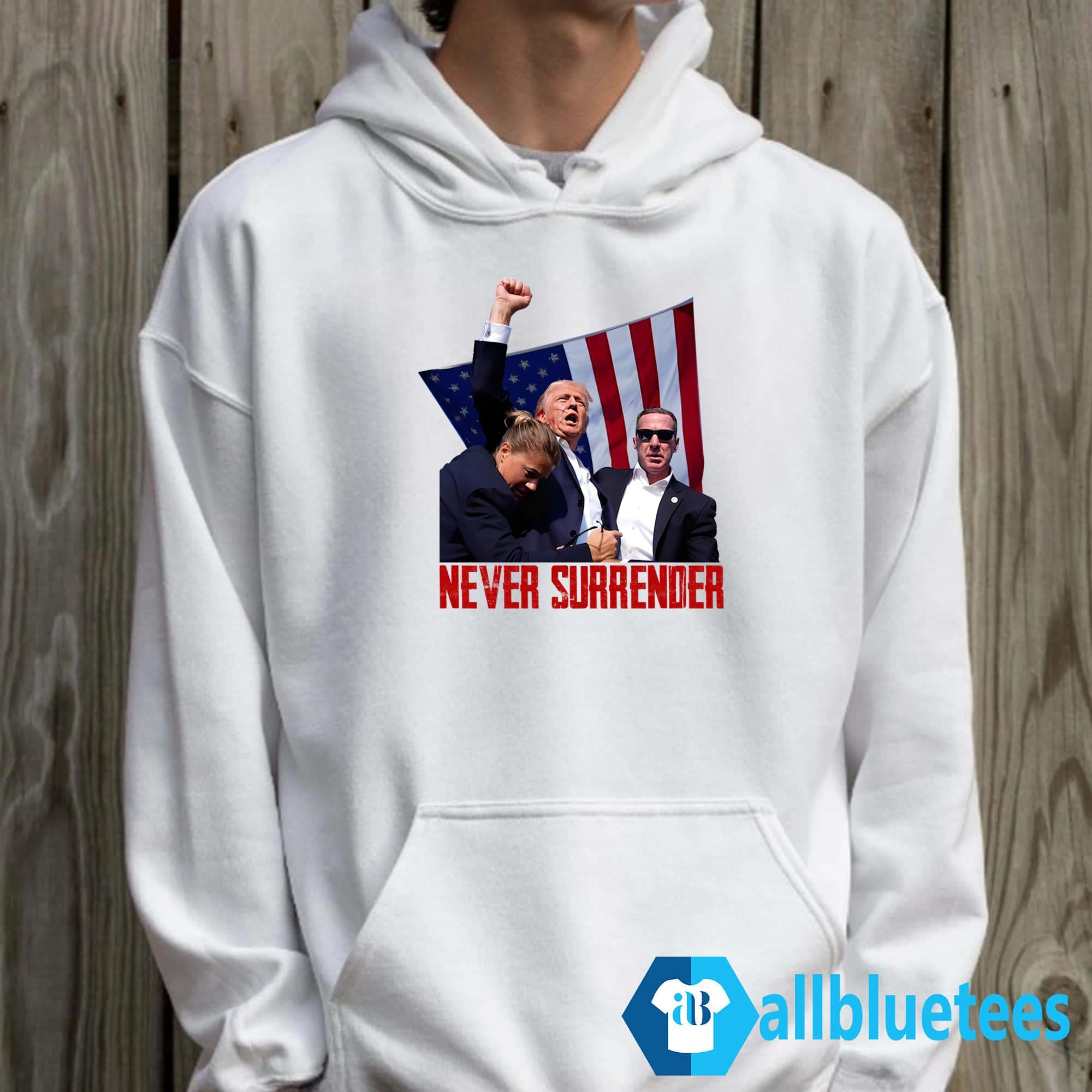 Trump Rally Never Surrender Shirt