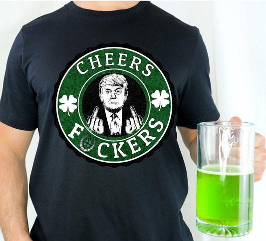 Trump St Patricks Day Funny Drinking Shirt Irish Drinking St Paddys Day Funny Trump Mens Tshirt Irish Trump Merchandise Irish Trump