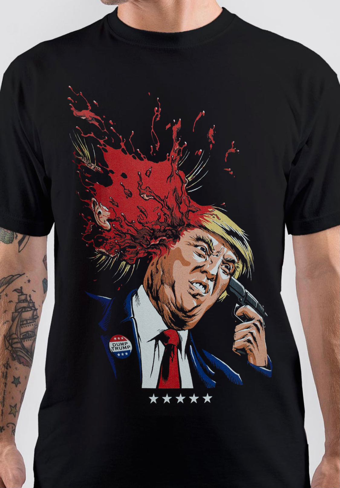 Trump Walls Of Death Municipal Waste Band T-Shirt Hoodie, Sweatshirt | CoreVibeTees.com