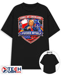 Trump hands off Greenland I fcked myself logo shirt