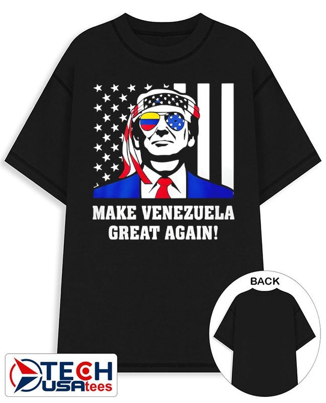 Trump make Venezuela great again flag shirt