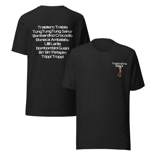 Tung Tung Tung Sahur T-shirt, Funny Baseball Bat Meme T-shirt, Dank Memes Tshirt, Cringe Tee, italian Brainrot, Special gift, Gift for Mom, Menswear Top, women top, Gift For menswear