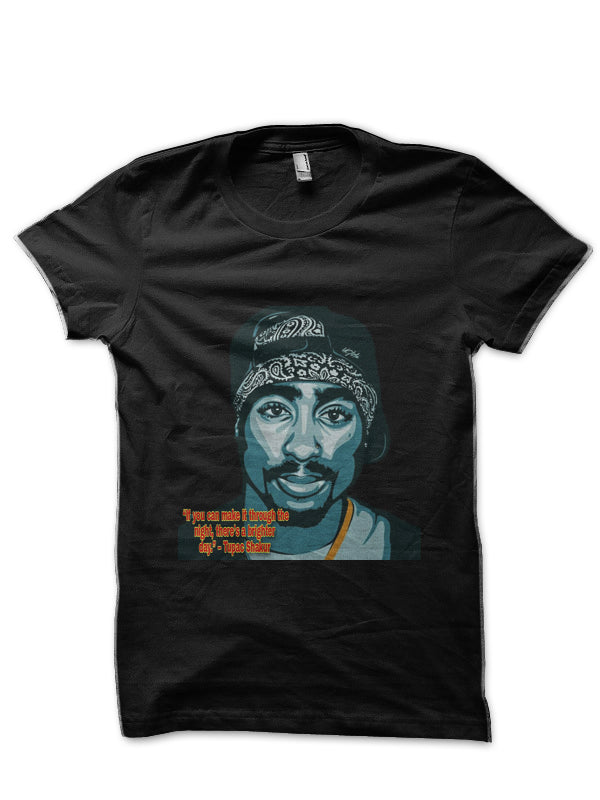 Tupac Shakur Black T-Shirt Style001 Hoodie, Sweatshirt | CoreVibeTees.com