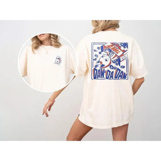 Turbo Granny Anime Shirt,DanDaDan shirt, Gifts for Him, Gifts for Her, Retro Anime Shirt, Anime Vintage Shirt, Anime Shirt Top Cotton Womenswear
