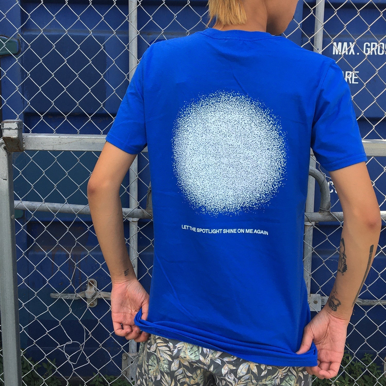 Blackout T-Shirt (Royal Blue) Hoodie, Sweatshirt | CoreVibeTees.com (Image 4)
