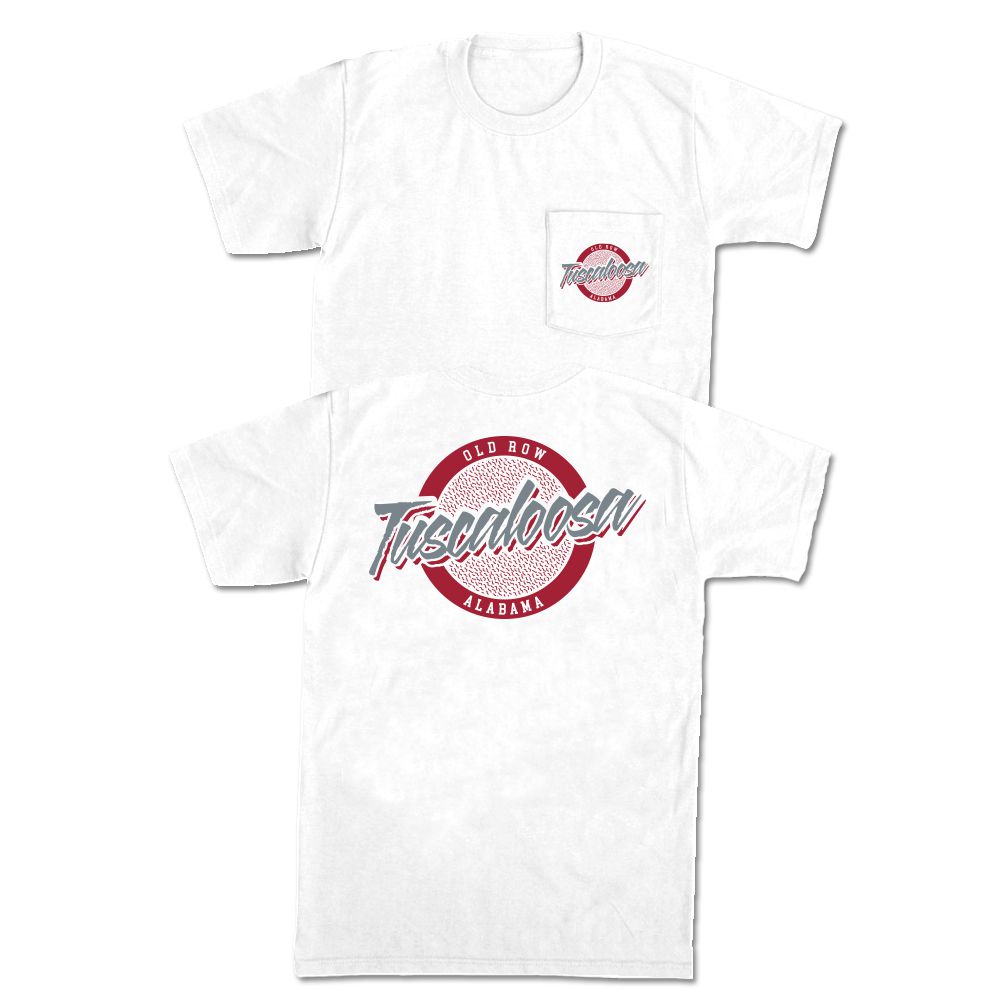 Tuscaloosa, Alabama Circle Logo Pocket Tee Hoodie, Sweatshirt | CoreVibeTees.com (Image 1)