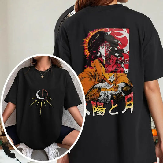 Twin Brothers Moon Star Kokushibo and Yoriichi Shirt, Kokushibou twin brother Yoriichi Shirt, Demon Slayer t-shirt, Anime sweatshirt hoodie, Anime lover t-shirt