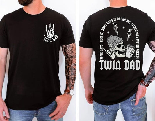 Twin Dad Shirt, Funny Twin Shirt, Father's Day Gift, Twin Dad Gift, New Dad Shirt, Fathers Day Gift from Wife, Father of Twins, Gift for Dad  T-shirt, sweater and Hoodie 2 sides