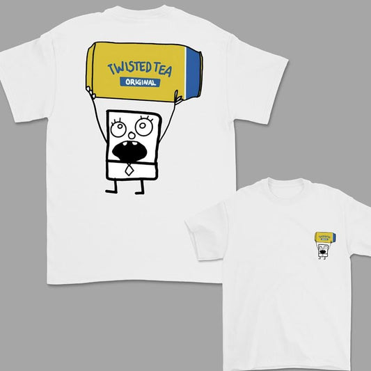 Twisted Tea 2 Sided T-Shirt, Funny Drinking T-Shirt, Unisex T-Shirt, For Men, For Women