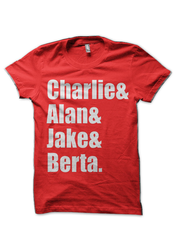 Two And A Half Men Cast T-Shirt Hoodie, Sweatshirt | CoreVibeTees.com