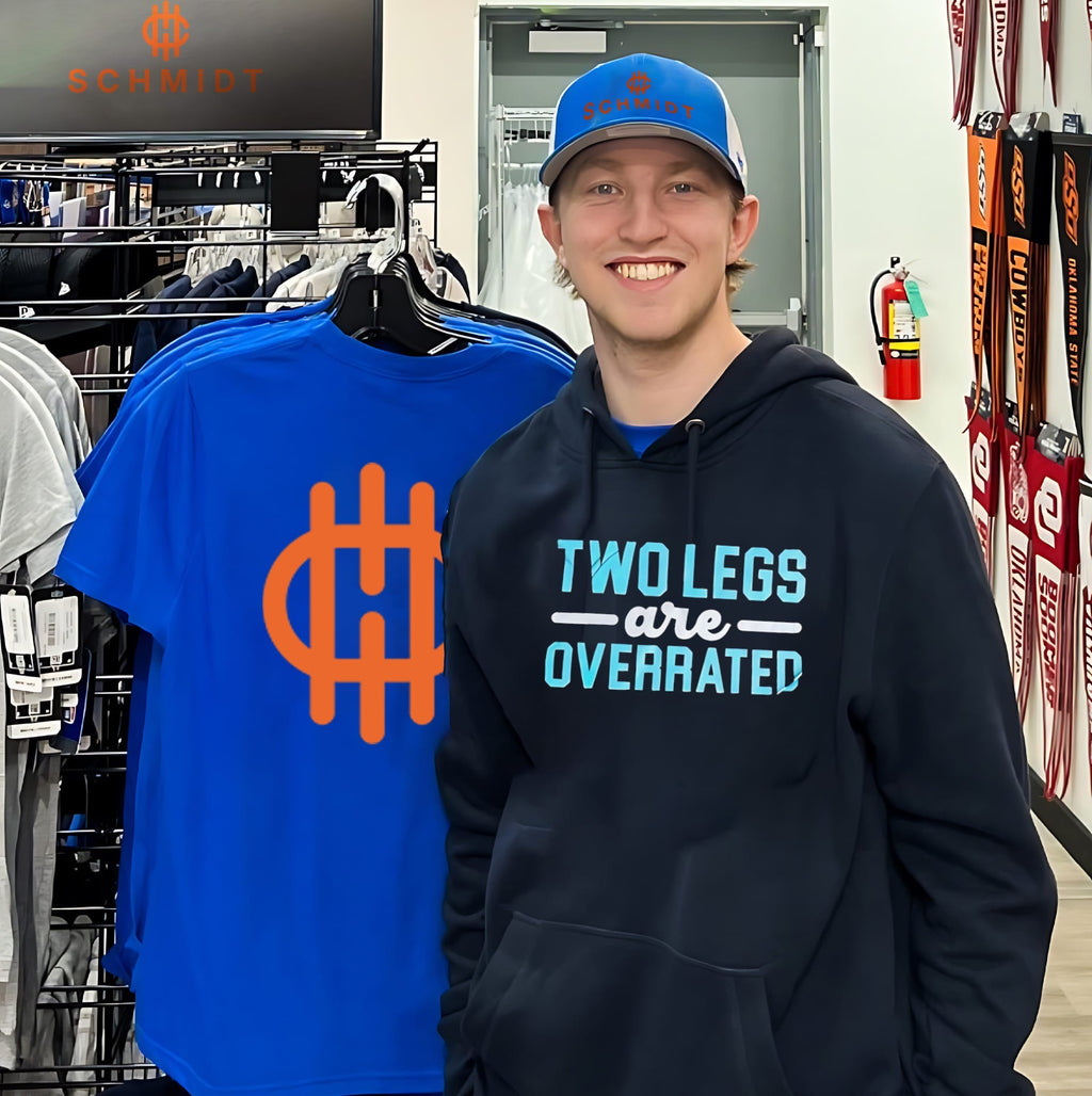 Two legs are overrated simple text shirt