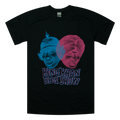 Two Heads Black T-Shirt Hoodie, Sweatshirt | CoreVibeTees.com (Image 1)