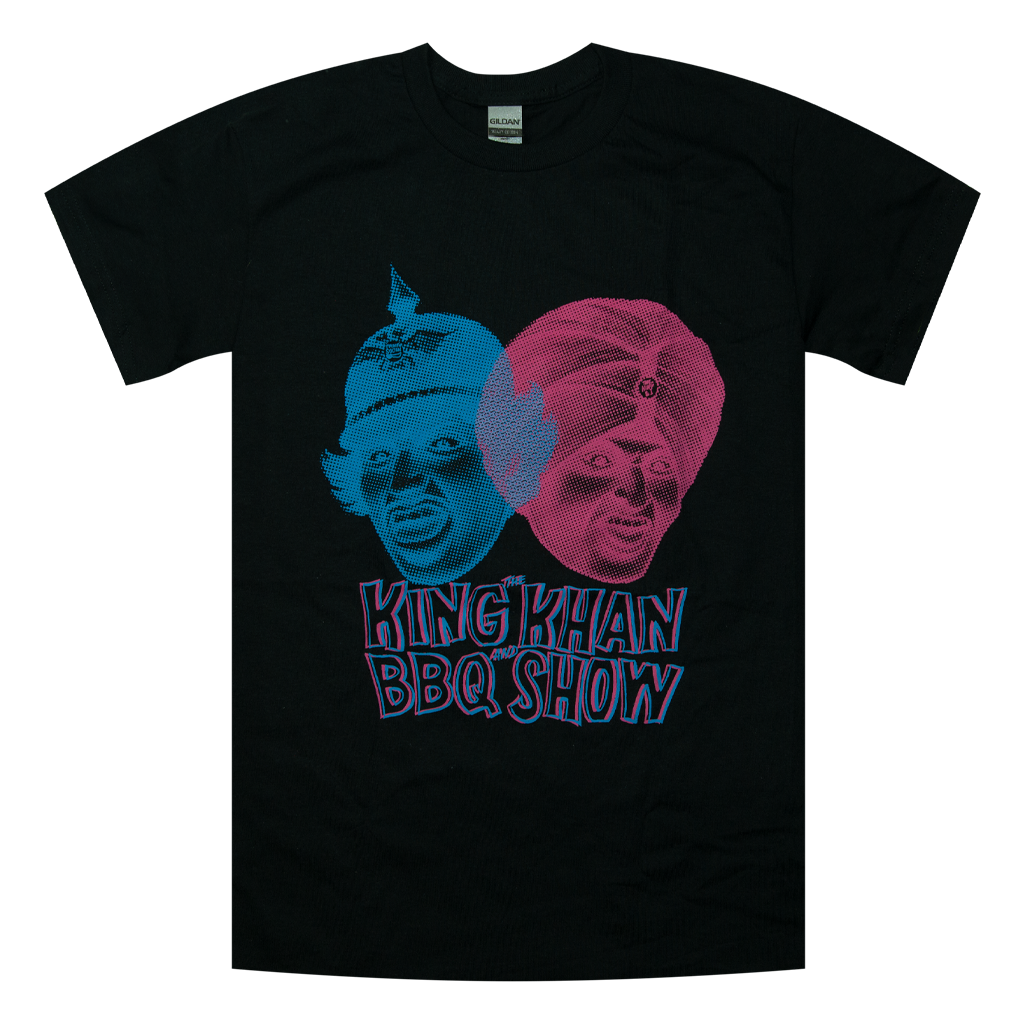 Two Heads Black T-Shirt Hoodie, Sweatshirt | CoreVibeTees.com (Image 1)