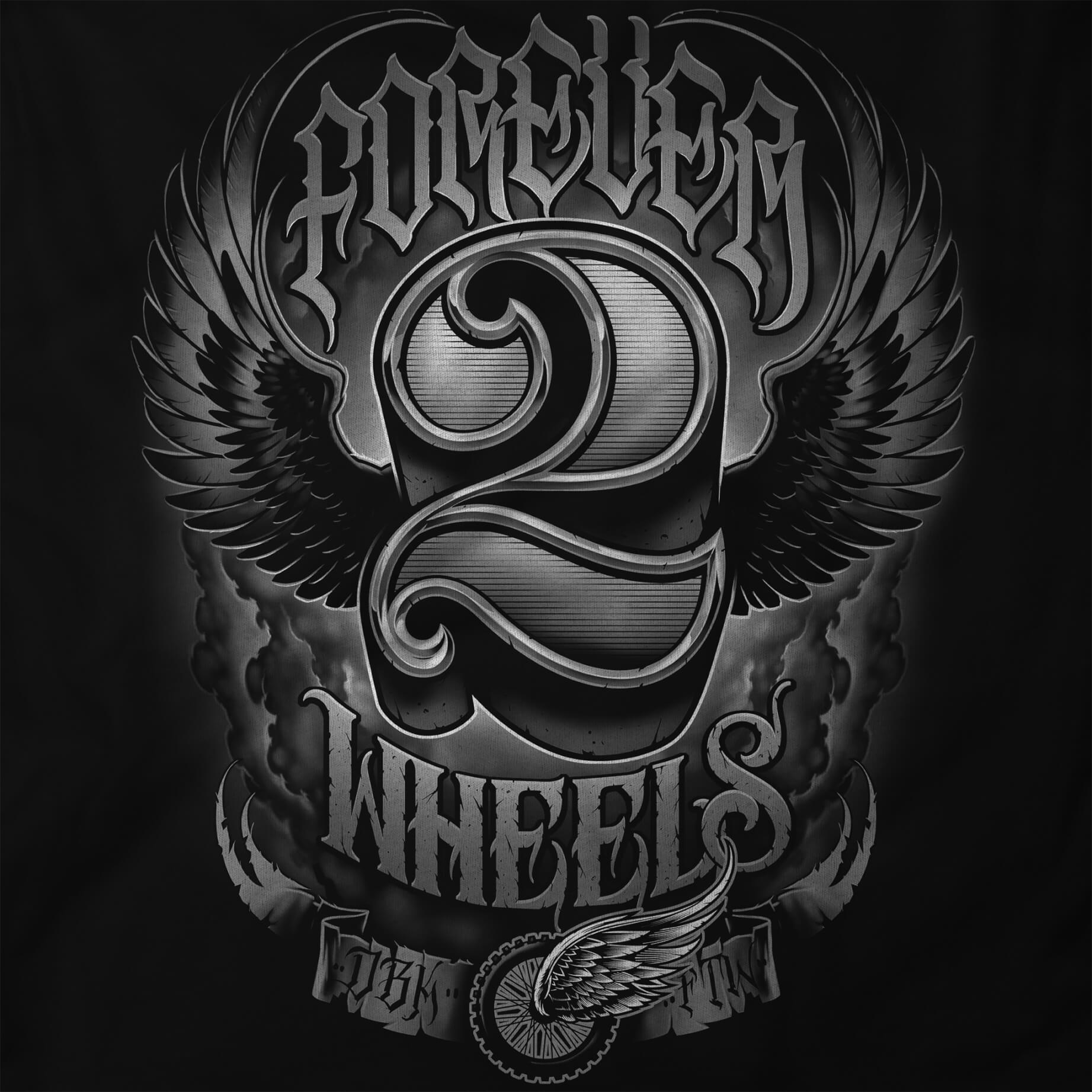 Two Wheels - Tee Hoodie, Sweatshirt | CoreVibeTees.com (Image 4)