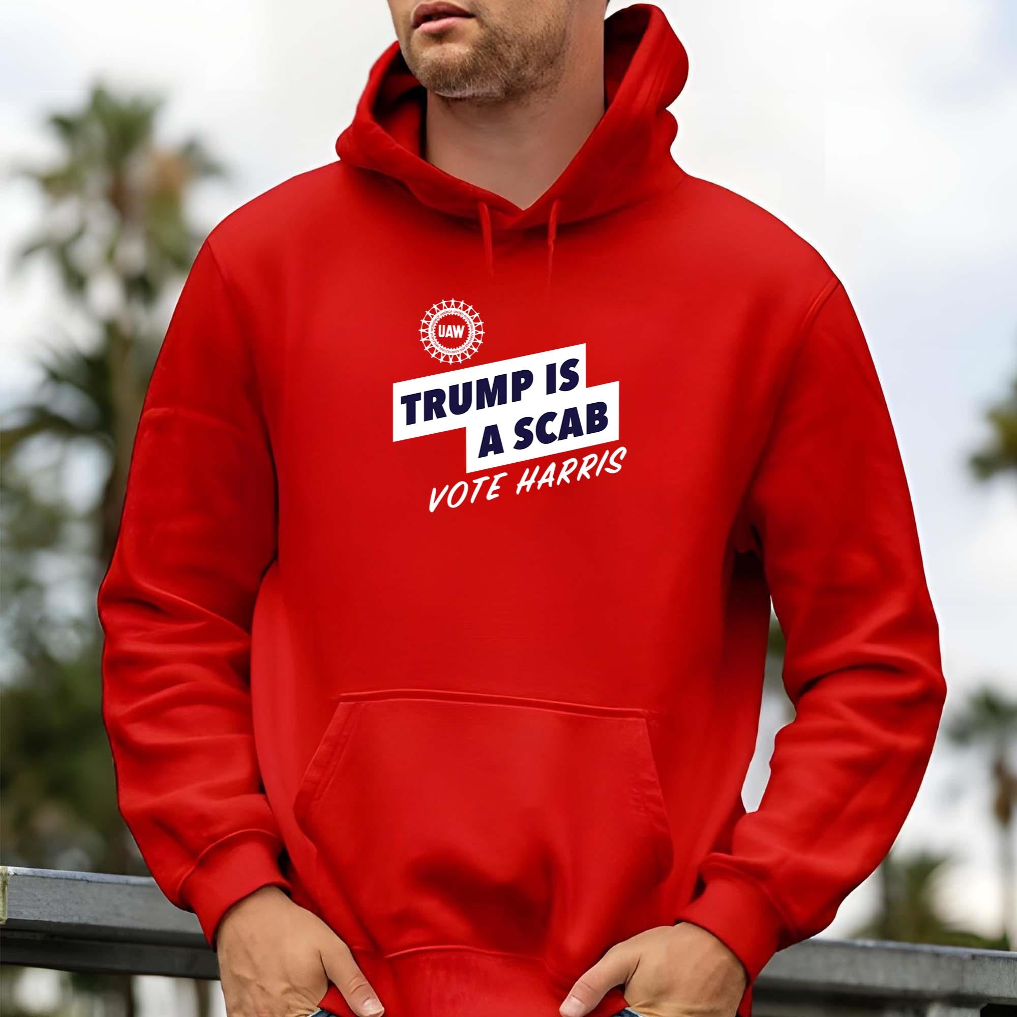 UAW Trump Is Scab Vote Harris Shirt