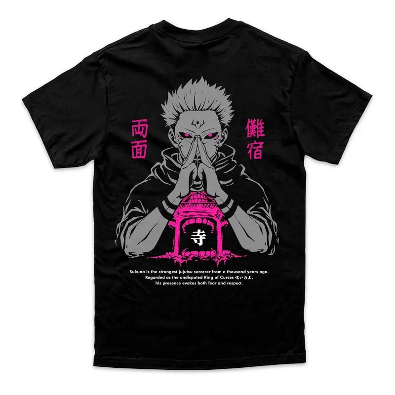 UAnime shirt, Ryomen Sukuna, Oversize, Manga shirt, Anime lover, Gift for anime lover, Gift shirt, Jujutsu, Otaku, Sweatshirt, Hoodie Nanami Inspired, Aesthetic, Minimalist Gothic T Shirt, tee-shirt, Anime Tee, Japanese Anime T-Shirt