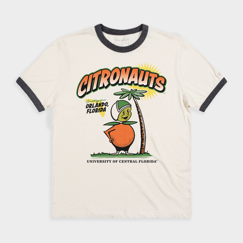 Vintage UCF FTU Citronauts Ringer Tee Style001 Hoodie, Sweatshirt | CoreVibeTees.com (Image 1)