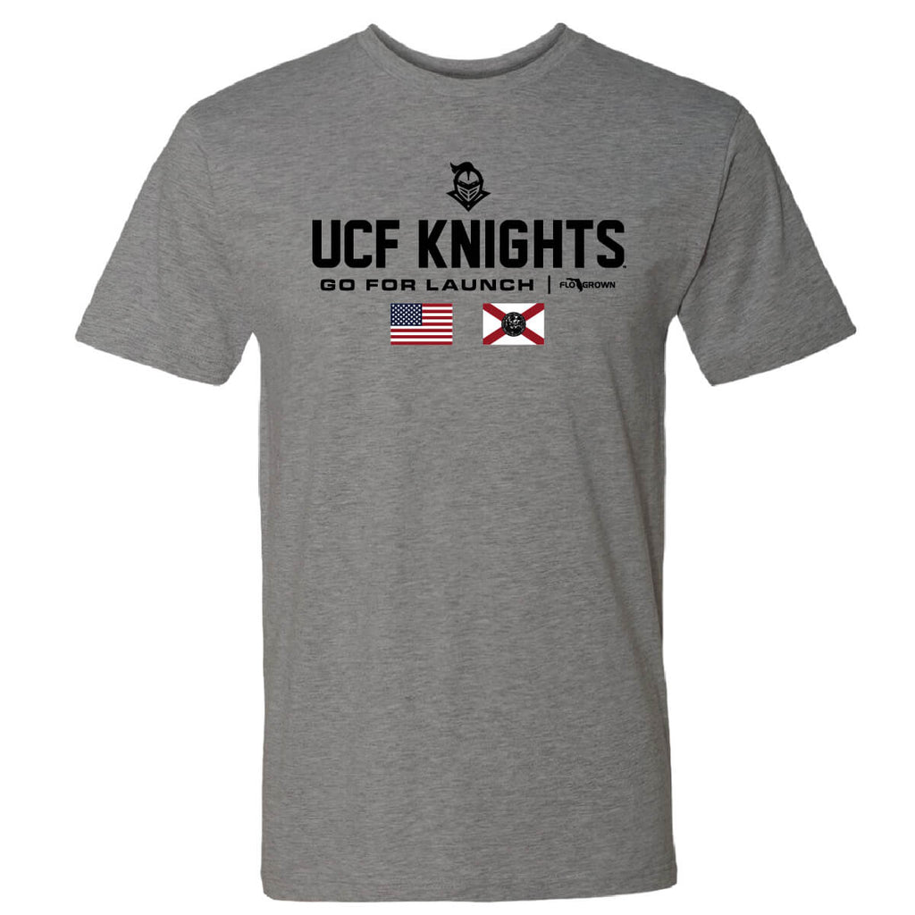 UCF Knights Go For Launch Gray Tee Hoodie, Sweatshirt | CoreVibeTees.com (Image 1)
