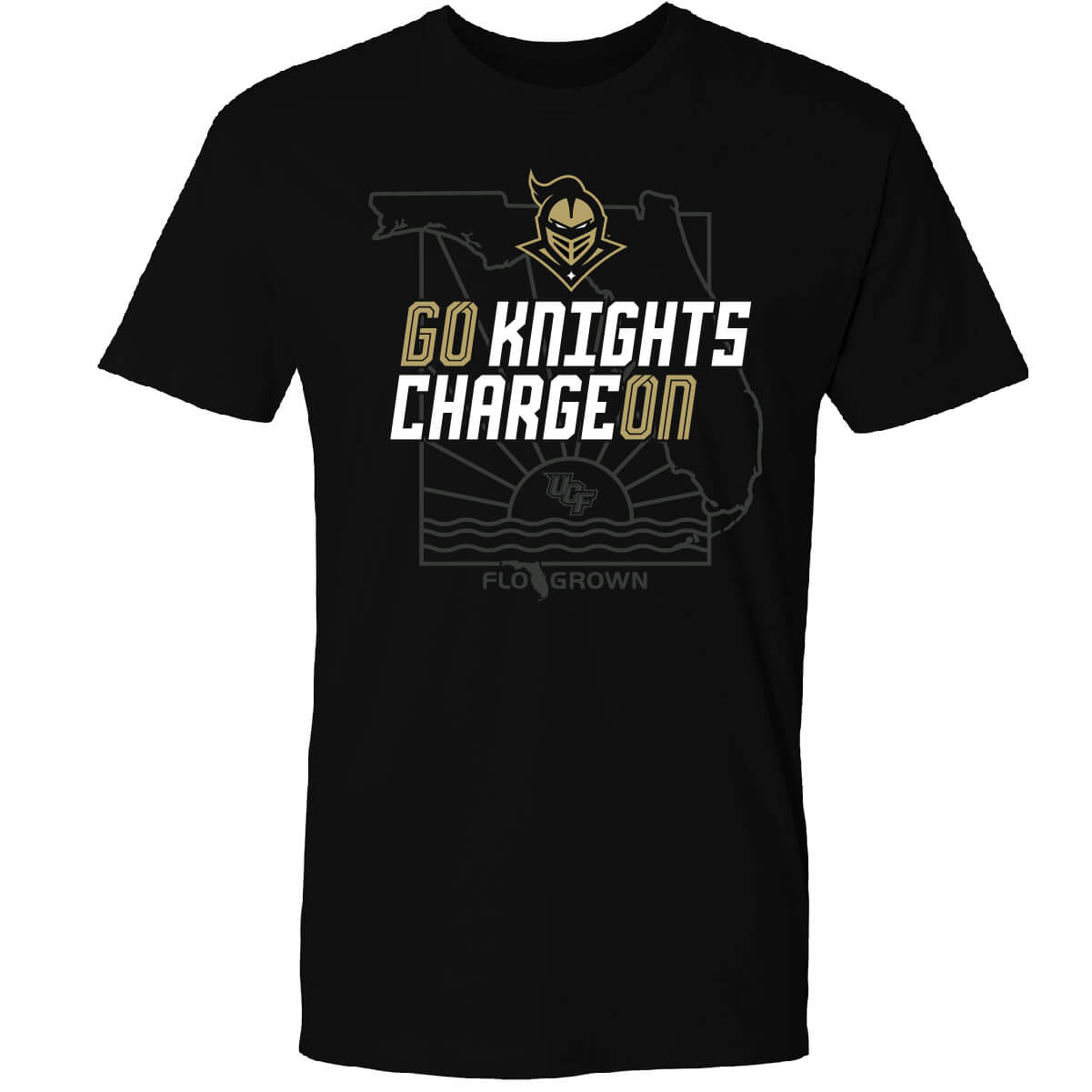 UCF Knights Charge On Poster Tee Hoodie, Sweatshirt | CoreVibeTees.com
