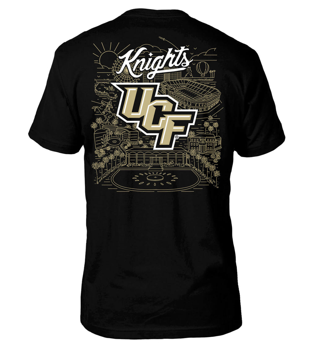 UCF Knights City Lines Tee Hoodie, Sweatshirt | CoreVibeTees.com (Image 1)