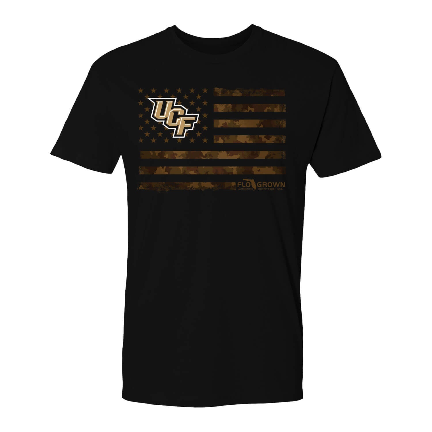 UCF Knights US Camo Flag Color Tee Hoodie, Sweatshirt | CoreVibeTees.com