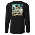 UCF Knights Sunset Poster Long Sleeve Tee Hoodie, Sweatshirt | CoreVibeTees.com (Image 1)