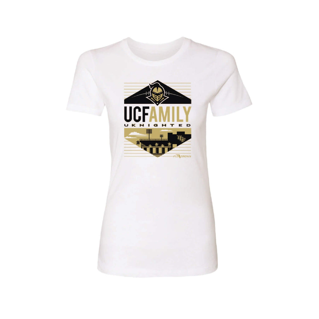 UCF Knights Family Weekend Fitted Women's Tee Hoodie, Sweatshirt | CoreVibeTees.com (Image 1)