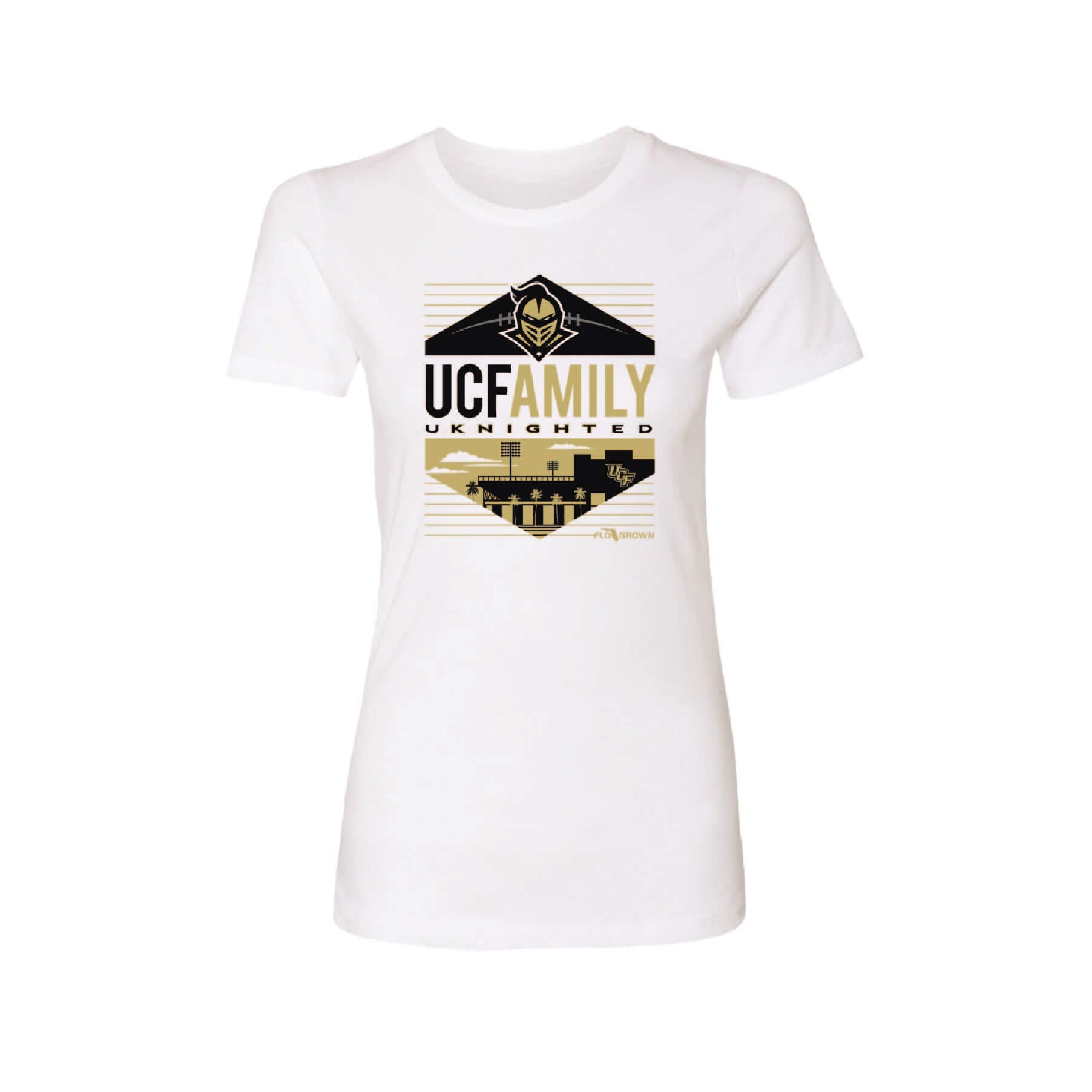 UCF Knights Family Weekend Fitted Women's Tee Hoodie, Sweatshirt | CoreVibeTees.com (Image 1)
