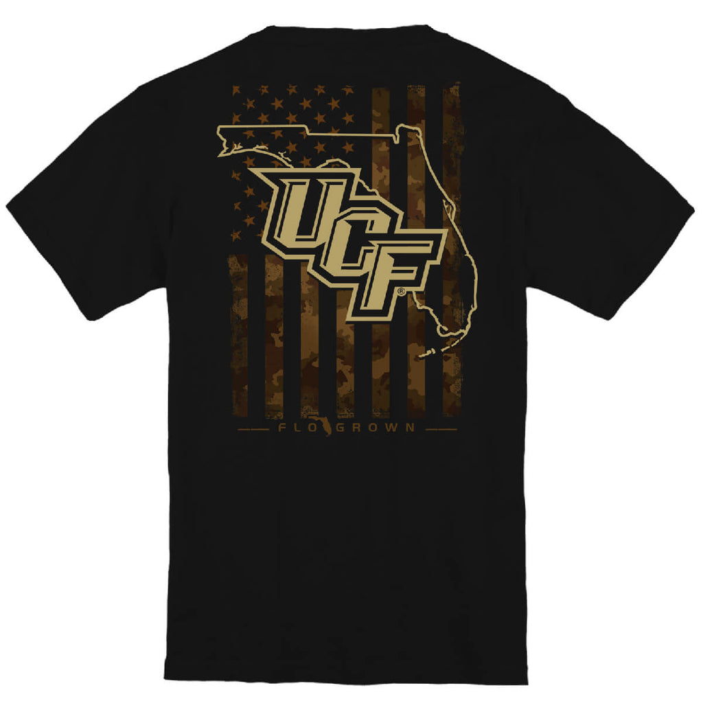 UCF Knights US Camo Flag Youth Tee Hoodie, Sweatshirt | CoreVibeTees.com (Image 1)