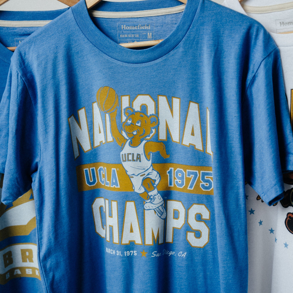 UCLA Men's Basketball 1975 National Champs Tee Hoodie, Sweatshirt | CoreVibeTees.com (Image 2)