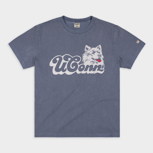 1980s and 1990s UConn Huskies Vintage Heavyweight Tee Style001 Hoodie, Sweatshirt | CoreVibeTees.com (Image 1)
