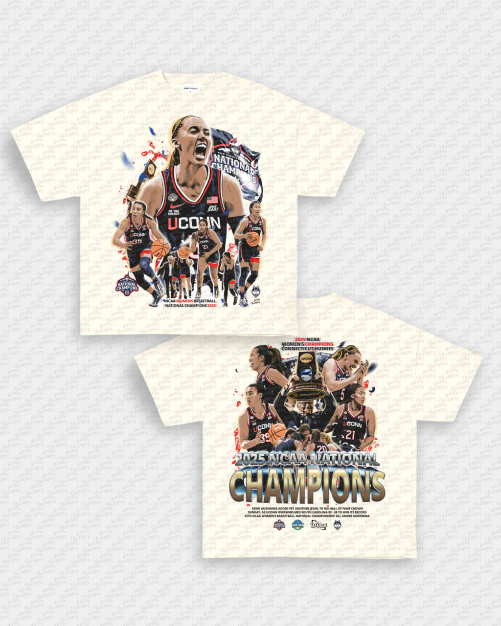 UCONN WOMENS NATTY CHAMPS TEE - [DS] Hoodie, Sweatshirt | CoreVibeTees.com (Image 2)