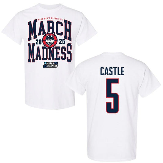 UConn Huskies Tshirt, NCAA Men's Basketball Shirt, Stephon Castle NCAA March Madness 2025 Shersey Shirt, Graphic Shirt for Women, for Men