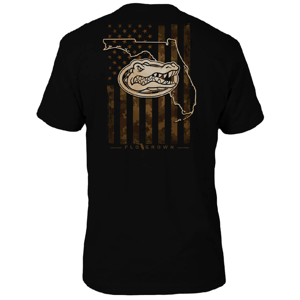 Florida Gators US Camo Flag Tee Hoodie, Sweatshirt | CoreVibeTees.com (Image 1)