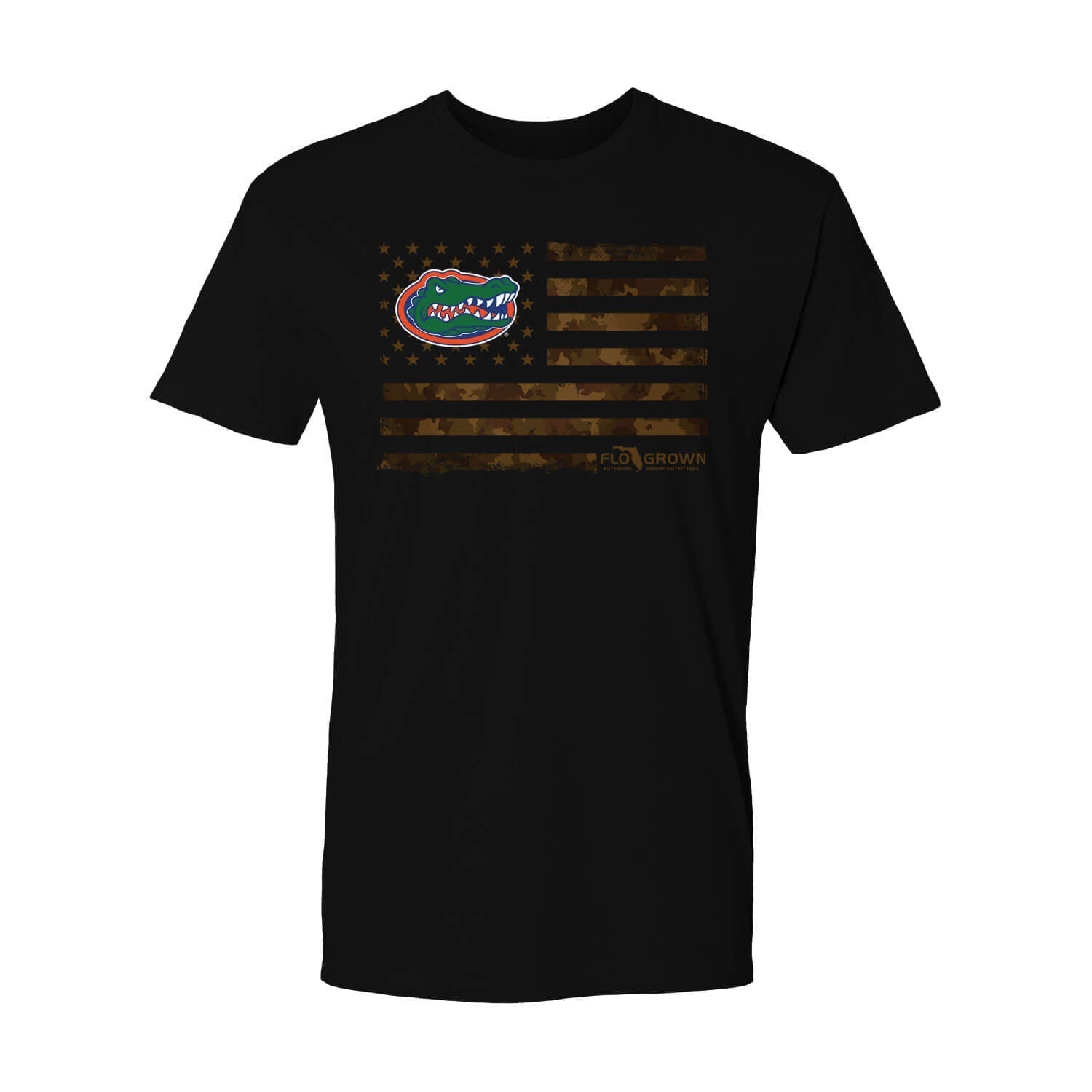 Florida Gators US Camo Flag Fleece Tee Hoodie, Sweatshirt | CoreVibeTees.com