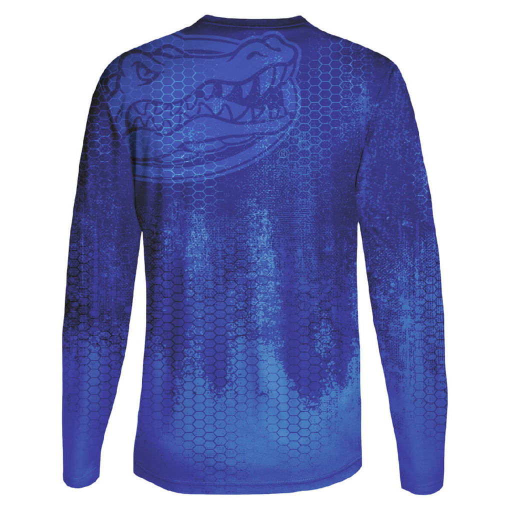 Florida Gators Blue Hydro Performance Tee Hoodie, Sweatshirt | CoreVibeTees.com (Image 2)
