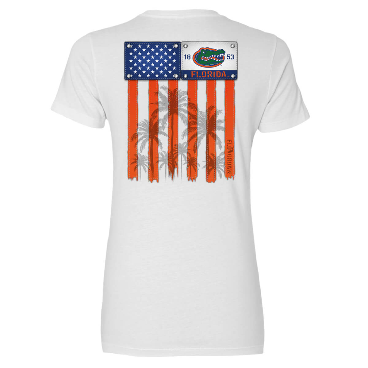 Florida Gators Vintage Flags Womens Tee Hoodie, Sweatshirt | CoreVibeTees.com (Image 1)