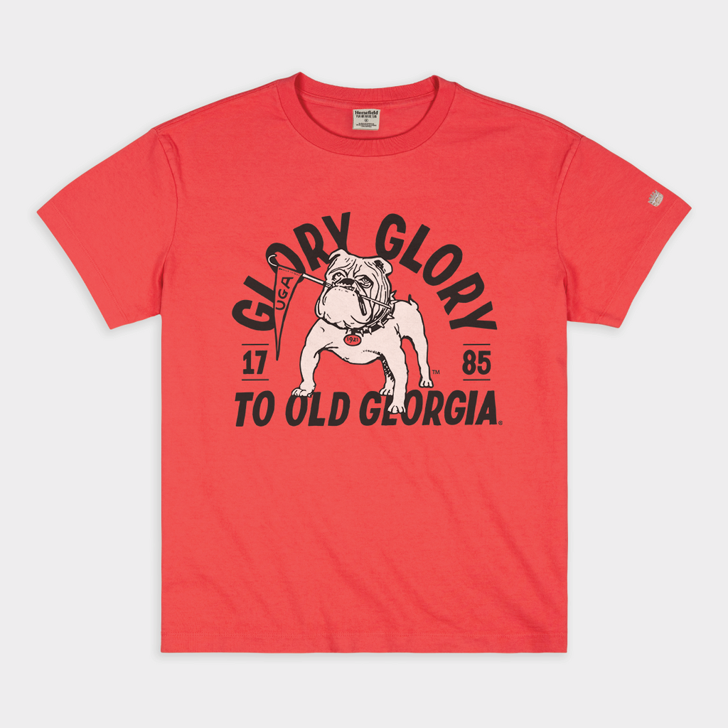 UGA Bulldogs Rally Song Vintage Heavyweight Tee Style001 Hoodie, Sweatshirt | CoreVibeTees.com (Image 1)