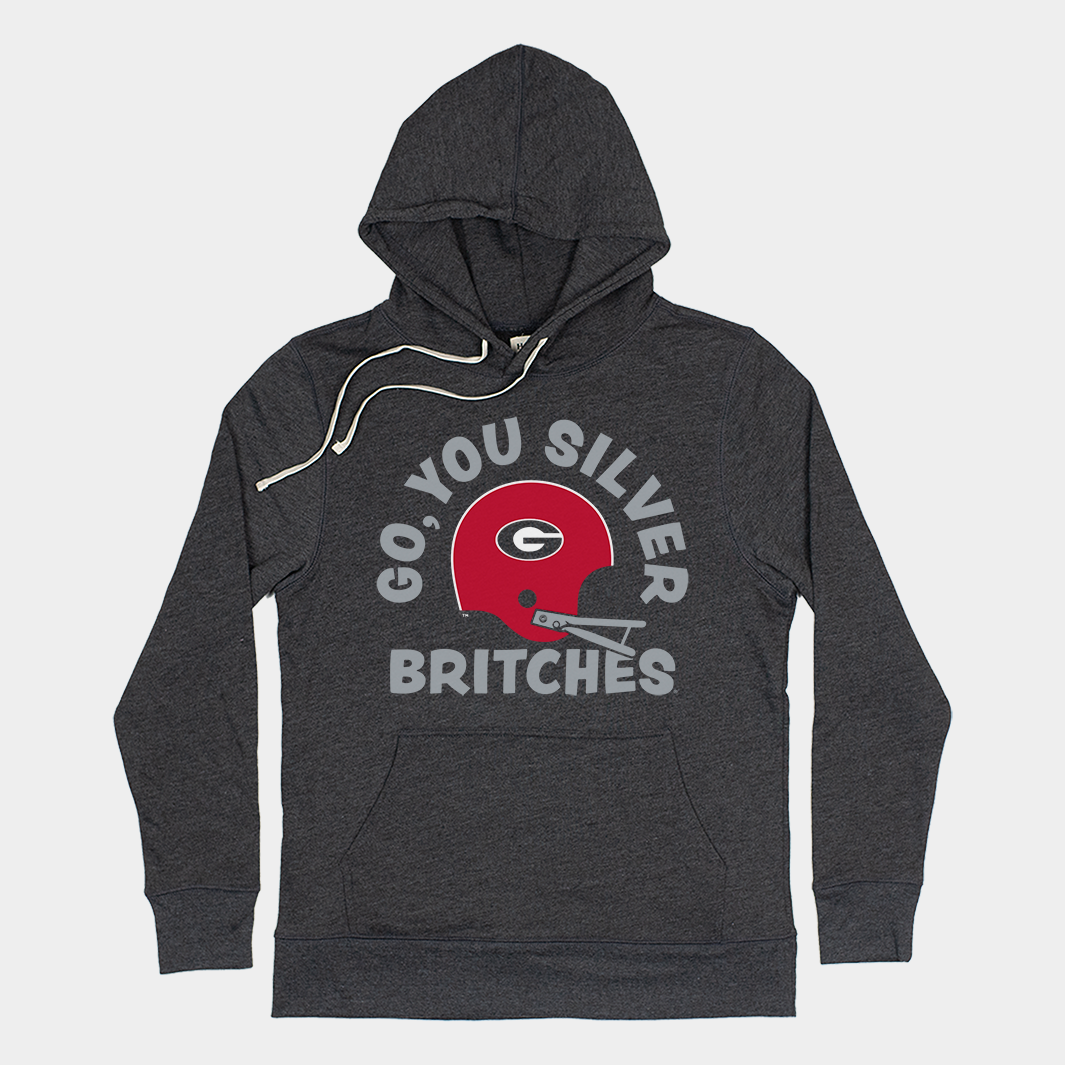 Go, You Silver Britches Vintage Georgia Football Hoodie Style001 T-Shirts, Sweatshirt | CoreVibeTees.com