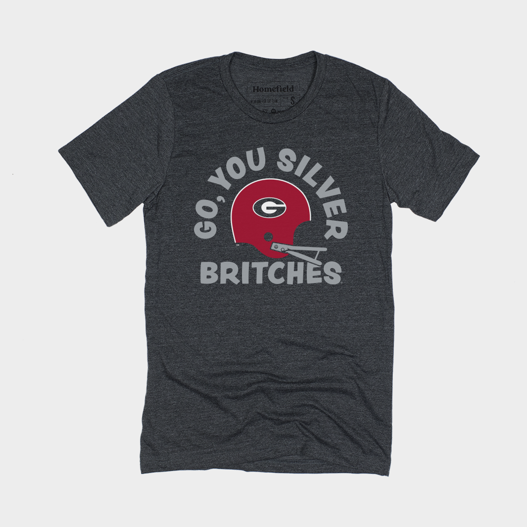 Go, You Silver Britches Vintage Georgia Football Tee Hoodie, Sweatshirt | CoreVibeTees.com