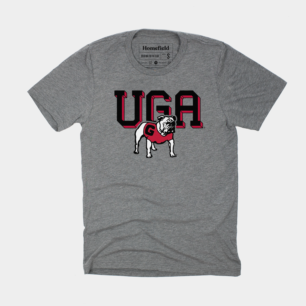 Vintage UGA Bulldogs Mascot T-Shirt Style001 Hoodie, Sweatshirt | CoreVibeTees.com