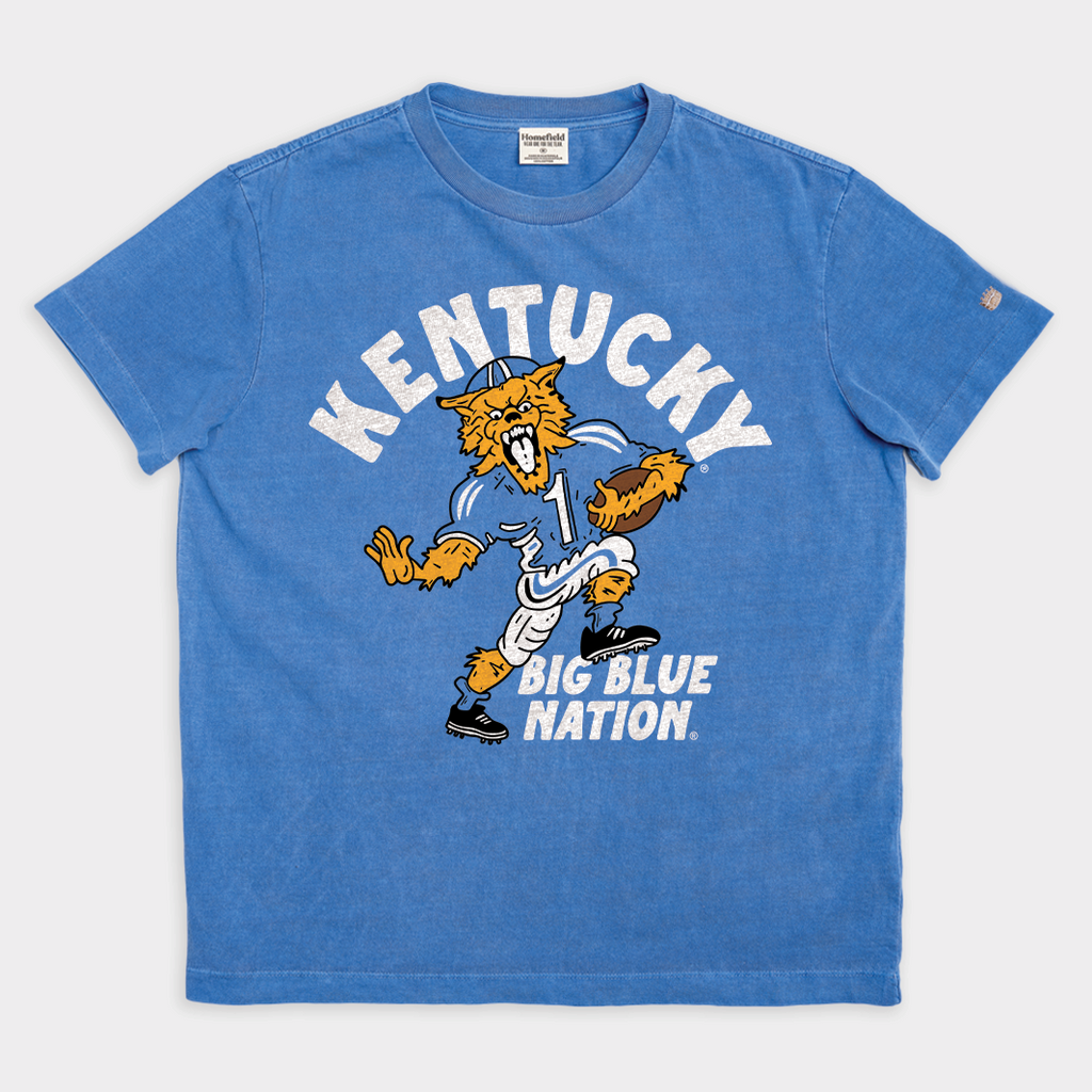 Kentucky Football Big Blue Nation Vintage Heavyweight Tee Style001 Hoodie, Sweatshirt | CoreVibeTees.com (Image 1)