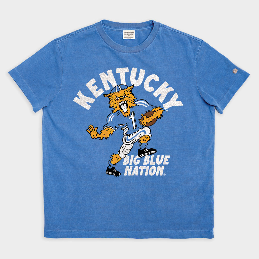 Kentucky Football Big Blue Nation Vintage Heavyweight Tee Style001 Hoodie, Sweatshirt | CoreVibeTees.com (Image 1)
