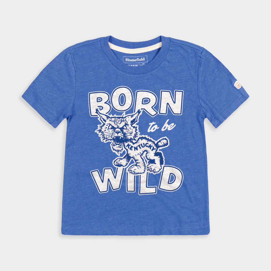 Kentucky "Born to Be Wild" Youth Tee Hoodie, Sweatshirt | CoreVibeTees.com