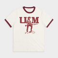 UMass Vintage Minuteman Logo Ringer Tee Hoodie, Sweatshirt | CoreVibeTees.com