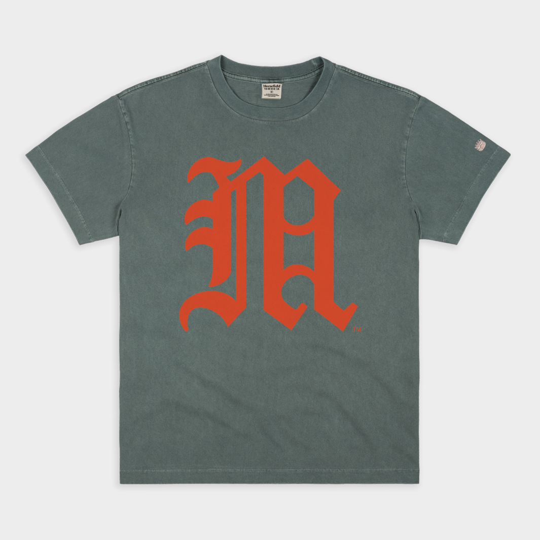 U of M Baseball Vintage Heavyweight Tee Style001 Hoodie, Sweatshirt | CoreVibeTees.com (Image 1)