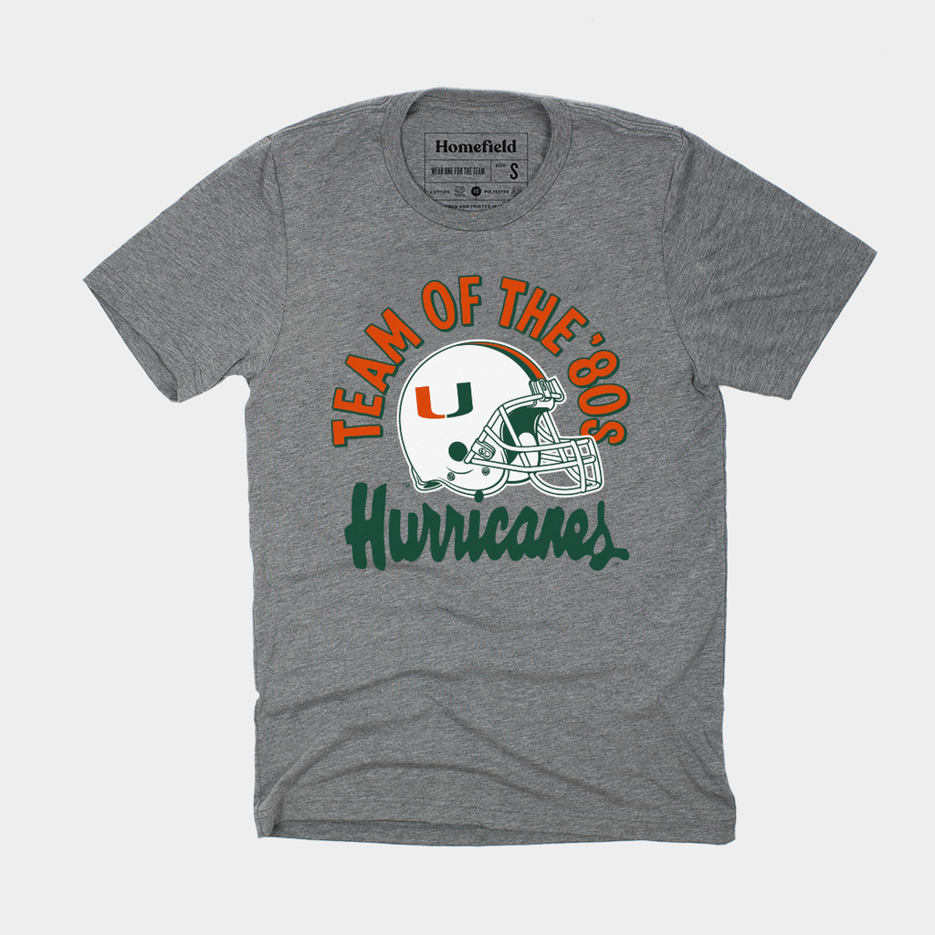 Team of the ‚Äò80s Miami Retro Football Tee Hoodie, Sweatshirt | CoreVibeTees.com